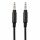 AUX Stereo 3.5mm Audio Kabel 100cm (BASIC LINE) - schwarz