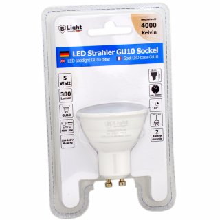 LED Strahler GU10 - 5 Watt - neutralweiß (4000 K)