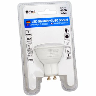 LED Strahler GU10 - 5 Watt - kaltweiß (6500 K)