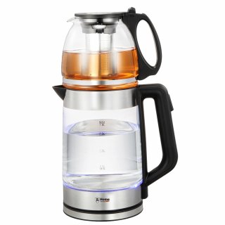 Elektrischer Tee- & Wasserkocher aus Glas (1,8 L & 1,2 L) - 1500 Watt