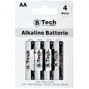 Batterie Alkaline (4) LR6 AA Mignon-Blister
